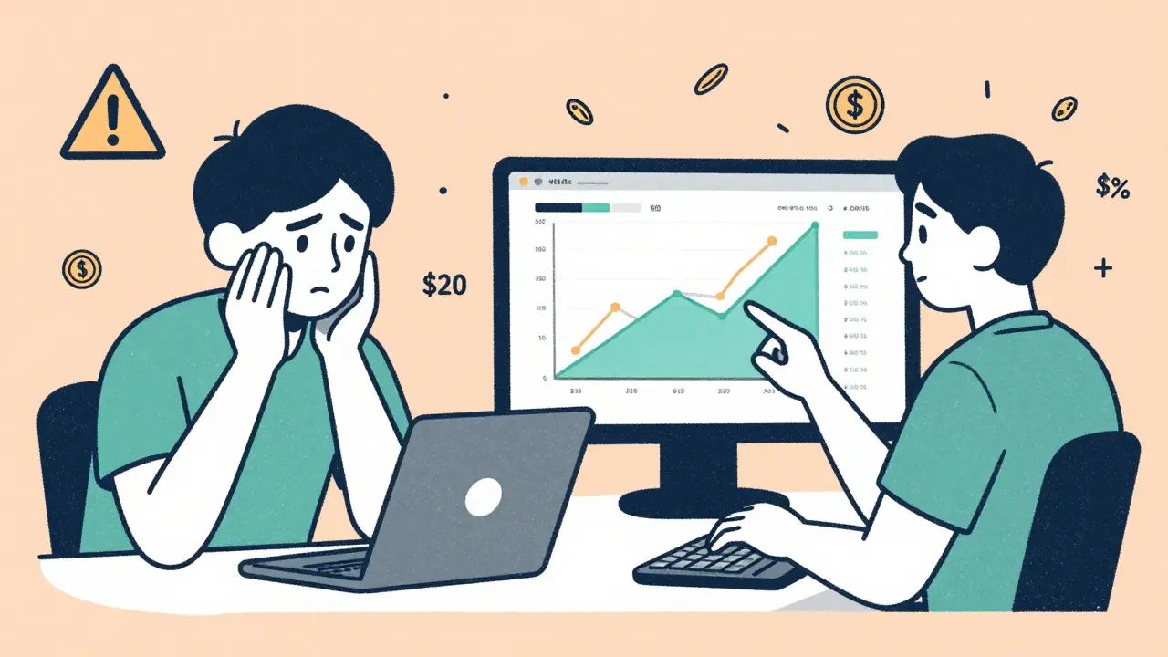 Split illustration showing a beginner hesitant to swap and an expert managing liquidity ranges.