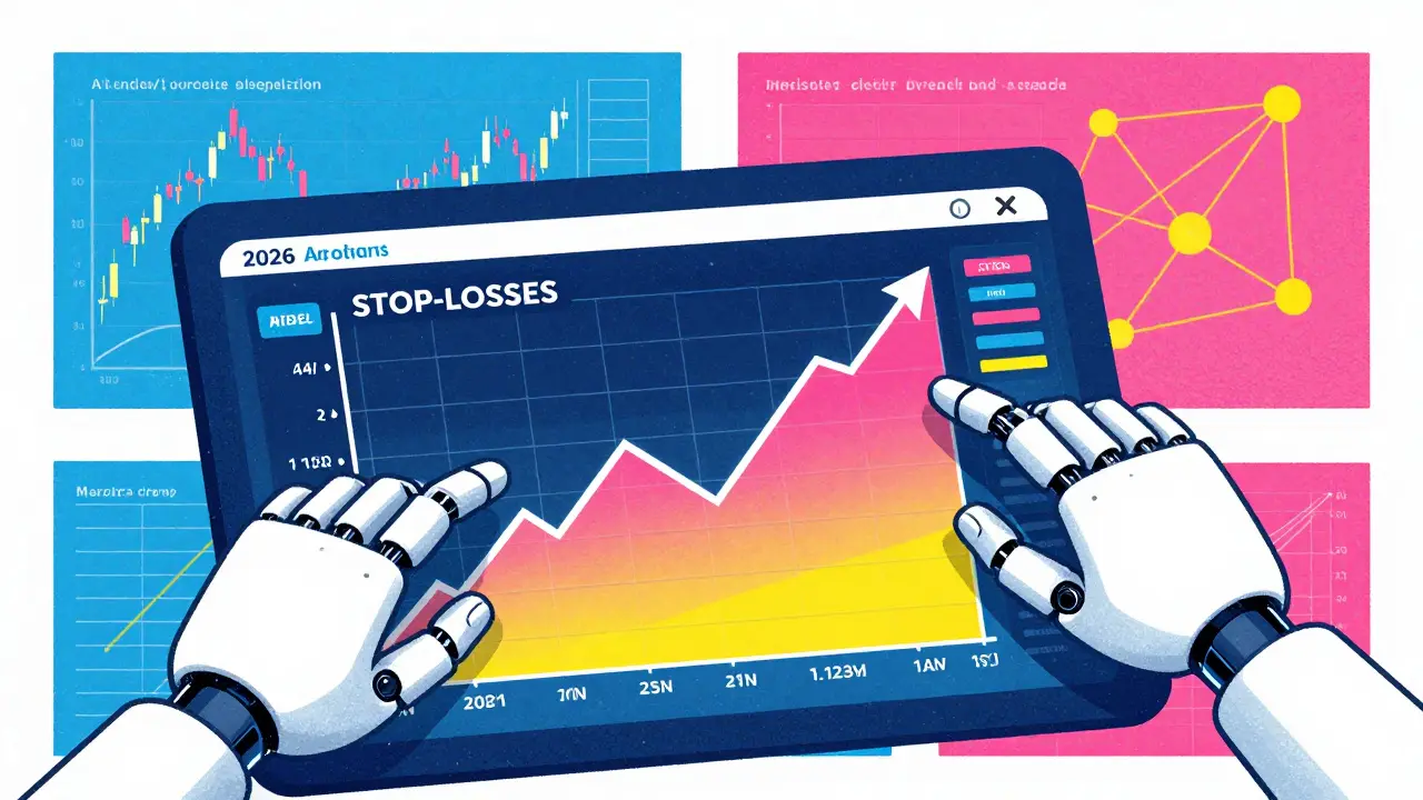 AI-driven crypto trading dashboard with risk management