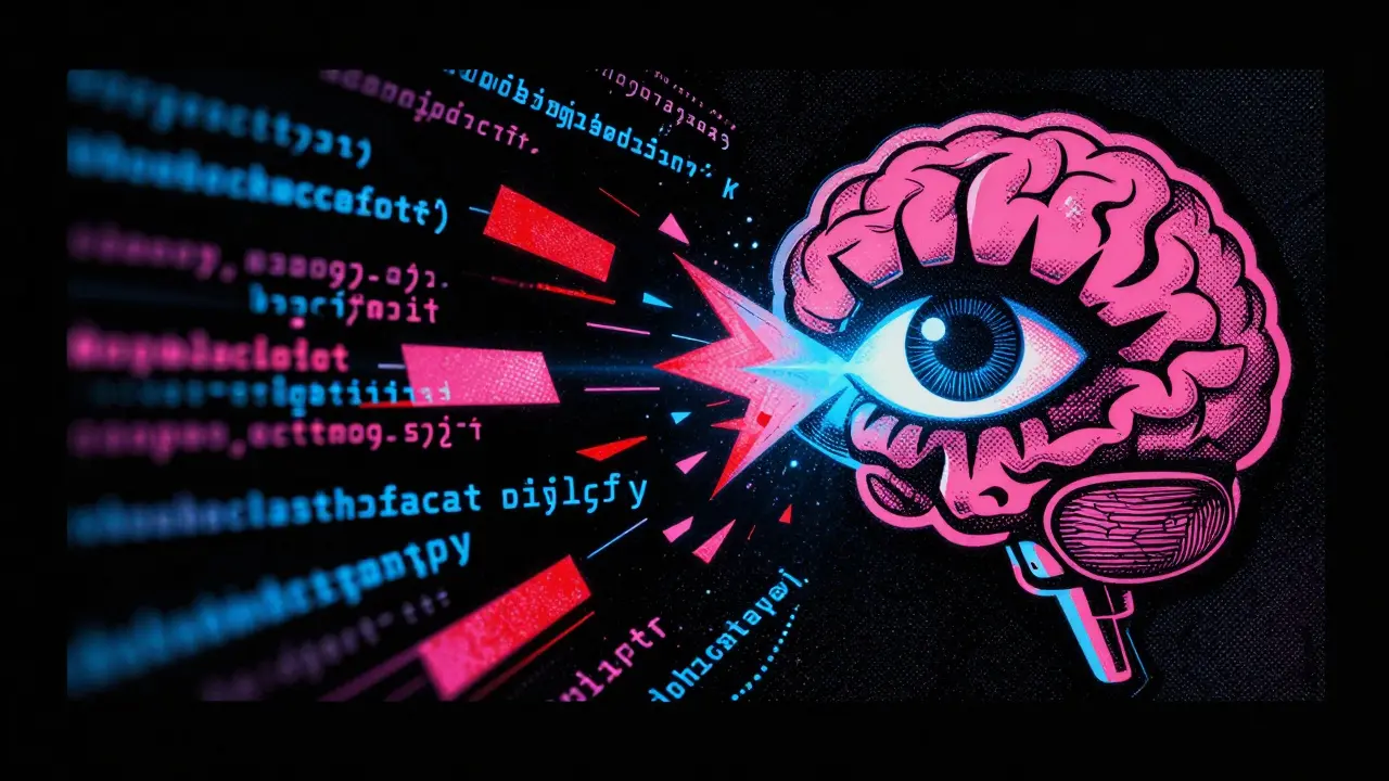 AI robot eye scanning vulnerable blockchain code structures