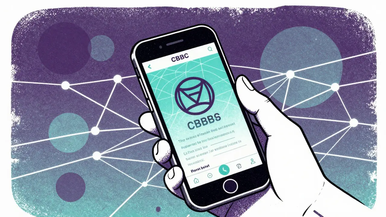 Stylized image of a smartphone emitting a data-tracking net, symbolizing CBDC privacy concerns.
