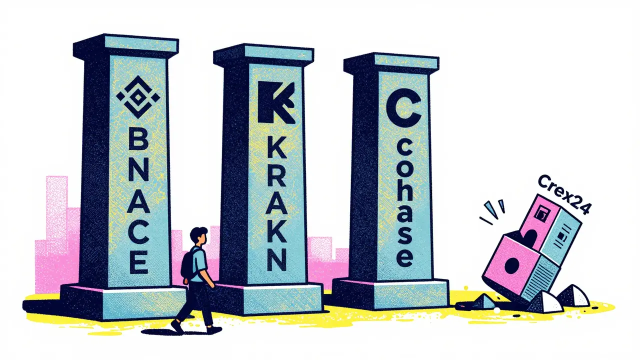 Comparison illustration of safe, sturdy exchange pillars versus an unstable one.