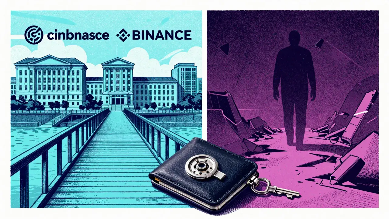 Secure bridge to trusted exchanges vs dark path to unknown risks
