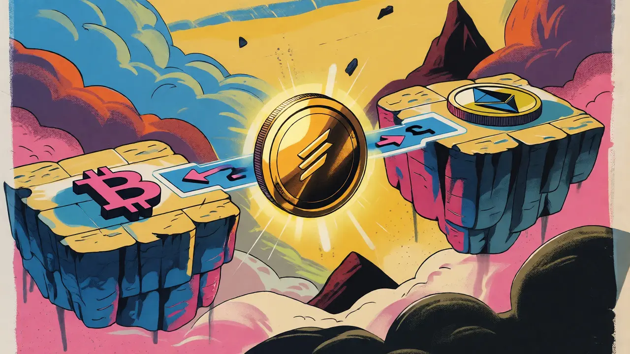 RUNE token bridging Bitcoin and Ethereum swaps